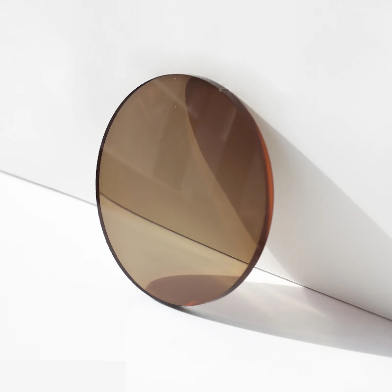 ZIROSAT Aspheric Tinted color MR-8 1.61index Super Tough Optical Glasses Prescription Lenses Strong Anti Reflective for Rimless