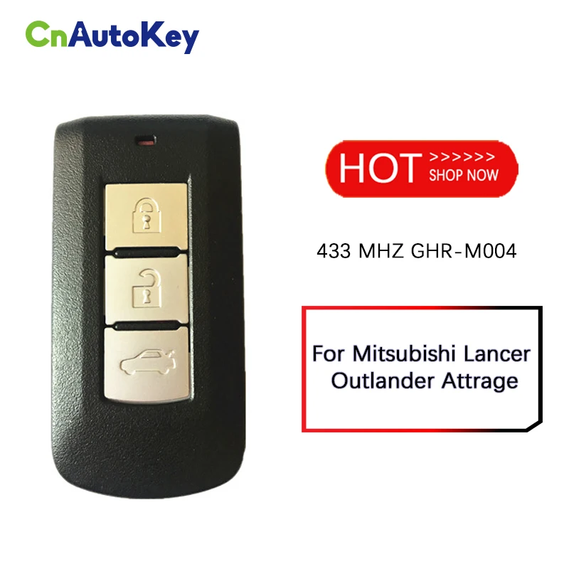 CN011009 Original And Aftermarket For Mitsubishi Lancer  3 Button Smart Remote Key 433Mhz PCF7938(47) Chip GHR-M004 B637B330