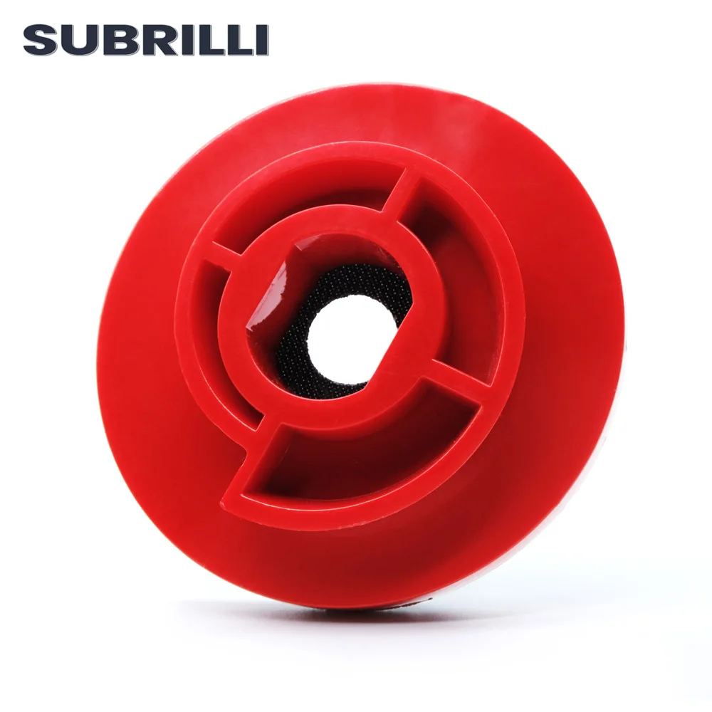 

SUBRILLI 4" Plastic Back Holder Snail Lock Adapter For Polishing Pad 100mm Hook And Lock Backer Pad Backing Plate Disc