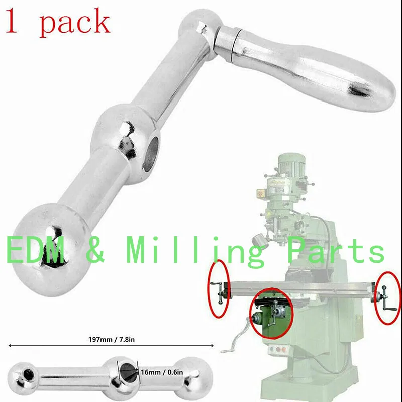 

CNC Milling Machine Part Table Handle Crank Ball Crank Handle D26 For Bridgeport Mill Part