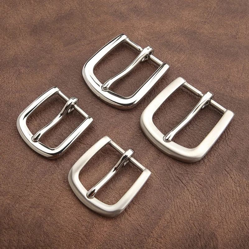 1szt 304 Stal 15-35mm Klamra paska Klamra końcowa Klamra pojedyncza Pin Wytrzymała do skórzanej taśmy rzemieślniczej Obroża dla psa CLOXY