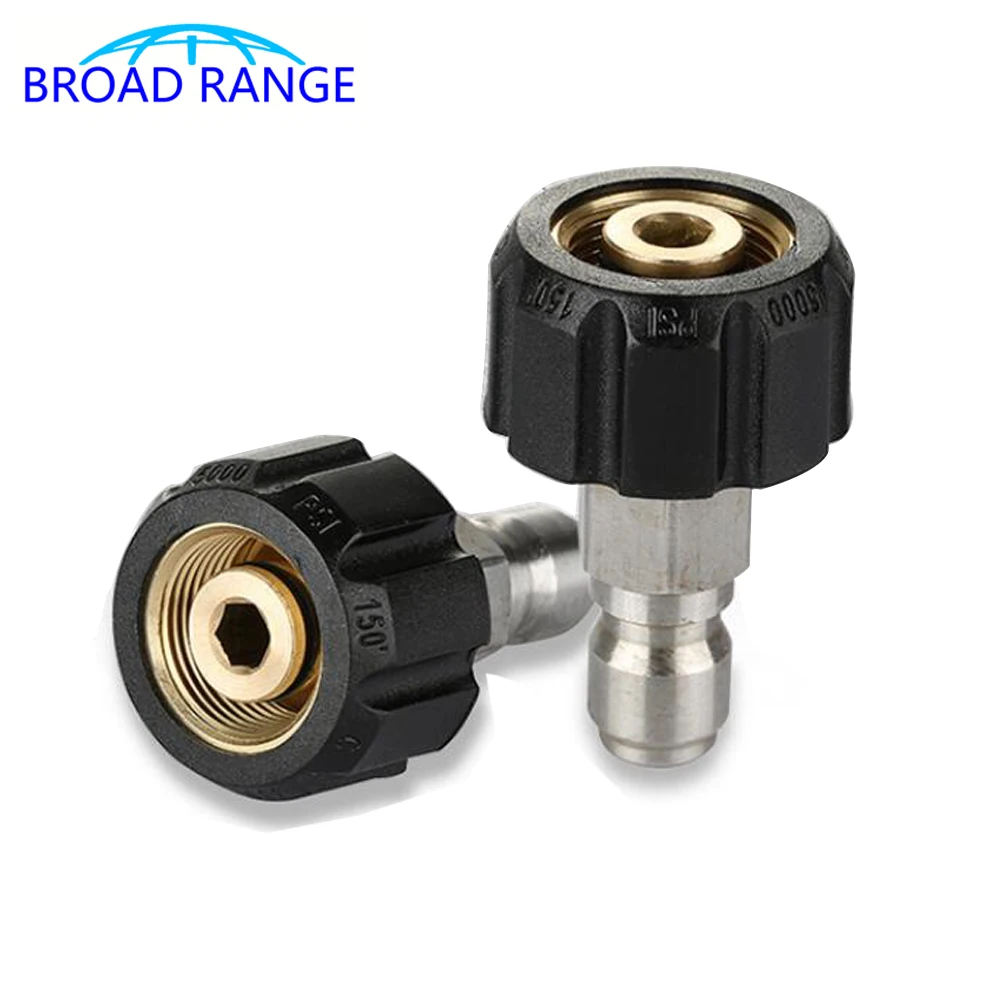 High Pressure Car Washer Adaptor M22*1.5mm G1/4 G3/8 Quick Connector For Karcher HD Series Snow Foam Lance Water Gun Joint