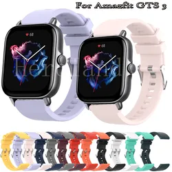 20mm Silicone WatchBand For Xiaomi Huami  Amazfit GTS 3 Strap Band bracelet For Amazfit GTS 2 2e / GTS2 Mini WristStrap belt new