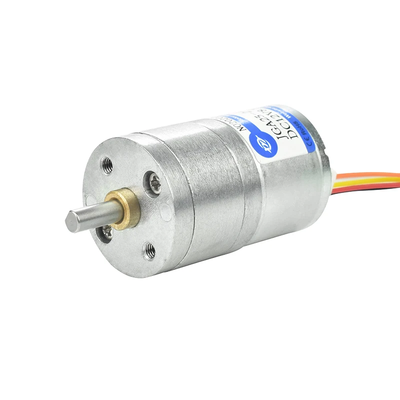 JGA25-2418 Miniature DC Brushless Gear Motor Low Speed Speed Adjustable Motor 12v24v High Speed DC Electric Motor For DIY Hobby