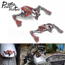 Universal Motorcycle Skull Ornament Custom Decorations Fits Turn Signal Front Fender Headlight Fairing Instrument Outer Shell