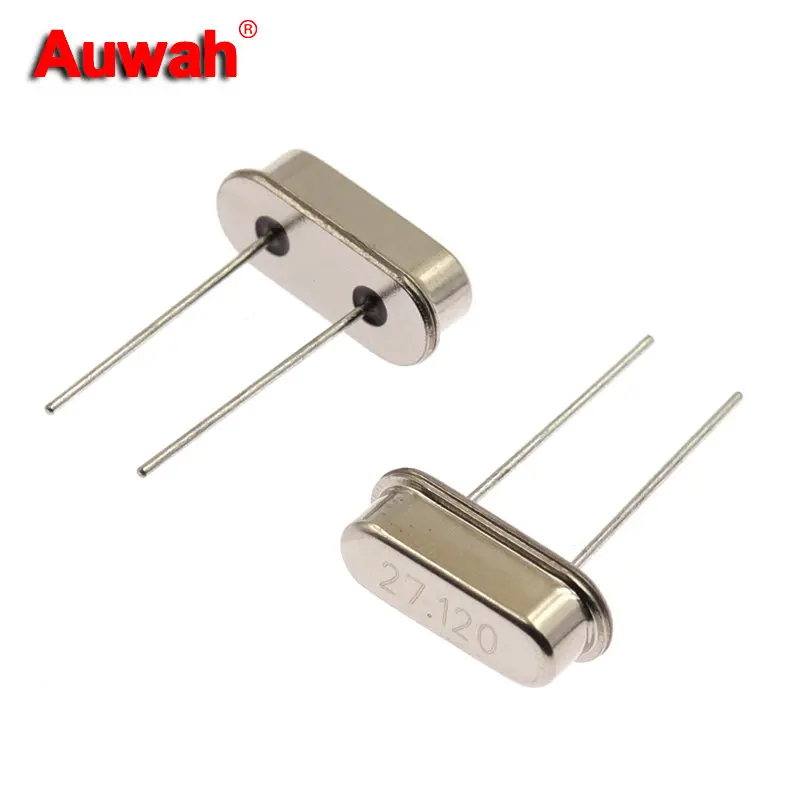 10pcs 24MHz 25MHz 26MHz 27MHz 30MHz 32MHz 40MHz 50MHz Quartz Crystal Resonator Passive Oscillator HC 49S