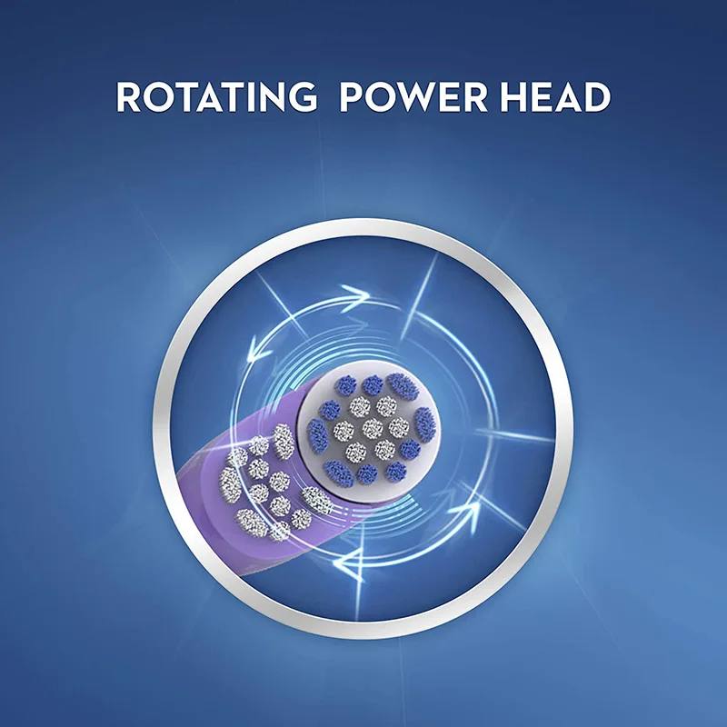 Oral B Kid Của Bàn Chải Đánh Răng Xoay Đầu Bàn Chải Lông Mềm Nhẹ Nhàng Răng Miệng Sạch Sẽ AA Pin Điện Bàn Chải Đánh Răng Cho Trẻ Em độ Tuổi 3 +