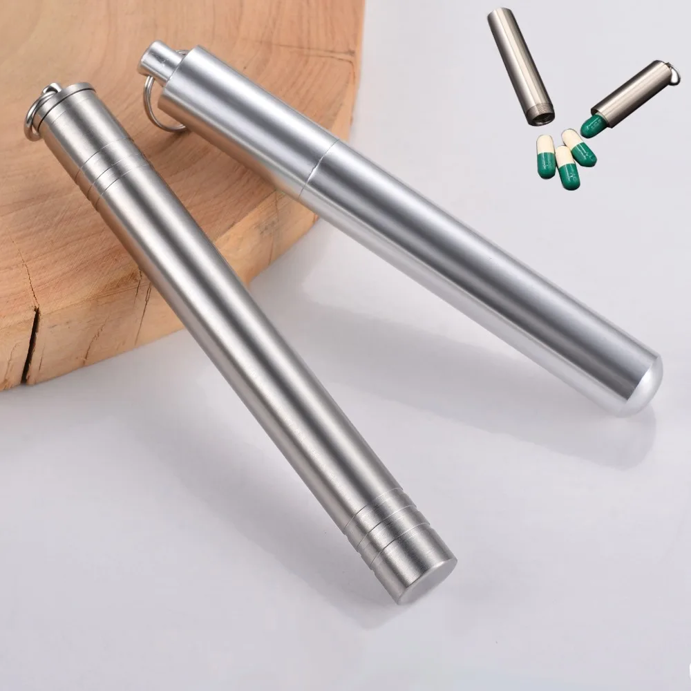 Pillendose Zylinder Asche-Urne Anhänger Gedenk-Halskette Schmuck – Detail 4