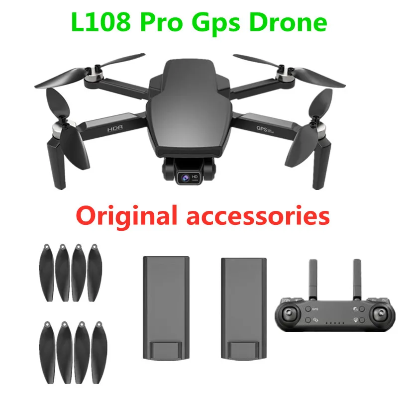 

L108 Pro Gps Drone Original Accessories Battery 7.4V 2200mAh /Propeller Maple Leaf / For L108 PRO Drones Spare Parts