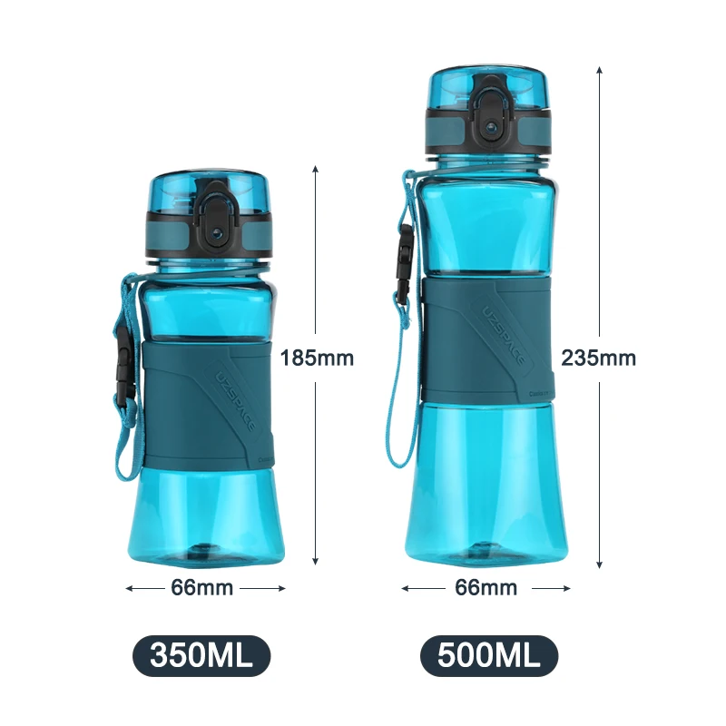 350/500ml Water Bottle Protein Shaker Portable Leakproof Creative Tritan Plastic Cup Outdoor Sport Travel Gym Drinkware BPA Free