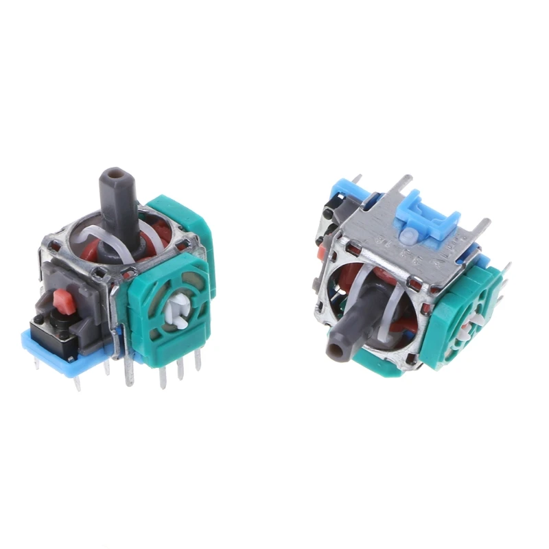 2Pcs 3D Analog Axis Joystick Module Potentiometer With Black Thumb sticks For Playstation 4 PS4 Controller Repair Drop Shipping