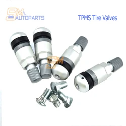 4pcs Aluminum TPMS Tyre Pressure Sensor Valve Stem for Audi Porsche Cayenne High Quality Set