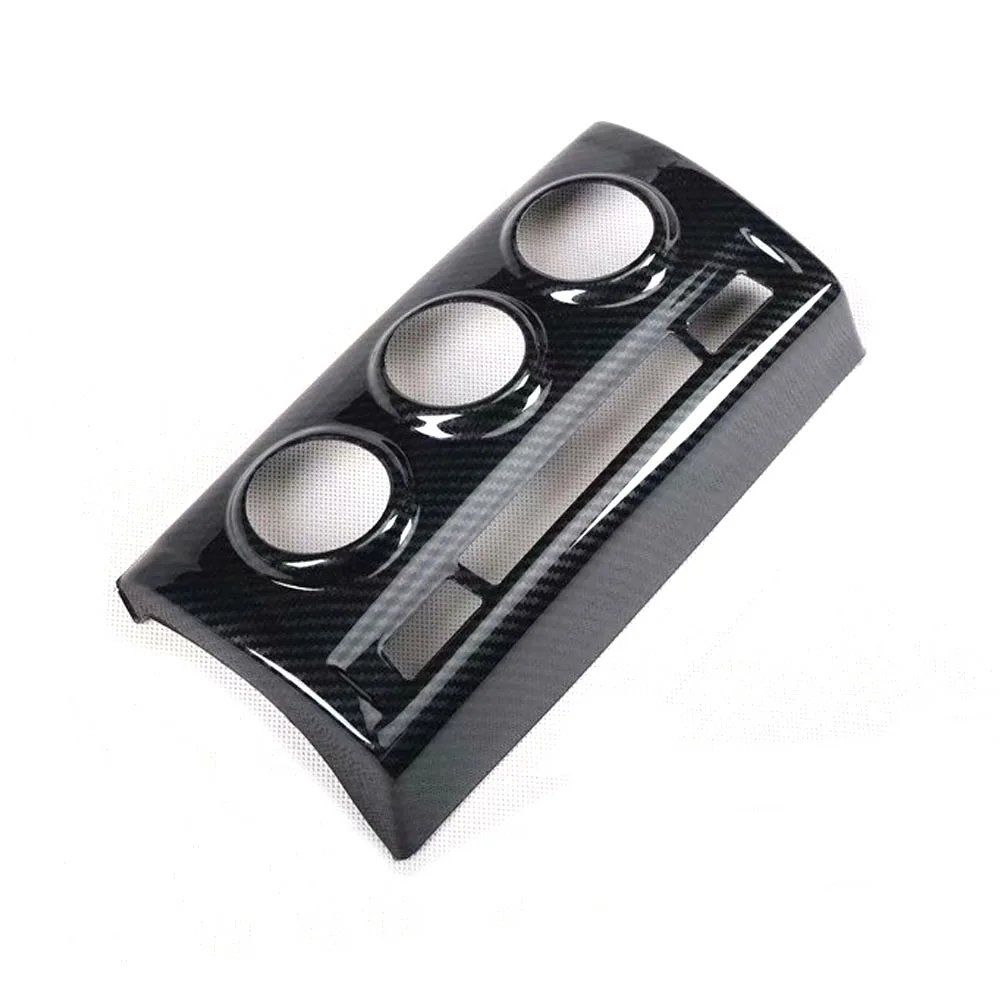 For Toyota Vios FS Yaris L 2016-2020 Car Dashboard Air Conditioner Adjust Switch Button Panel Frame Cover Trim ABS Styling