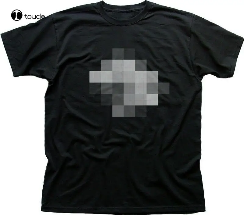 Inappropriate Censored Black Printed T-Shirt