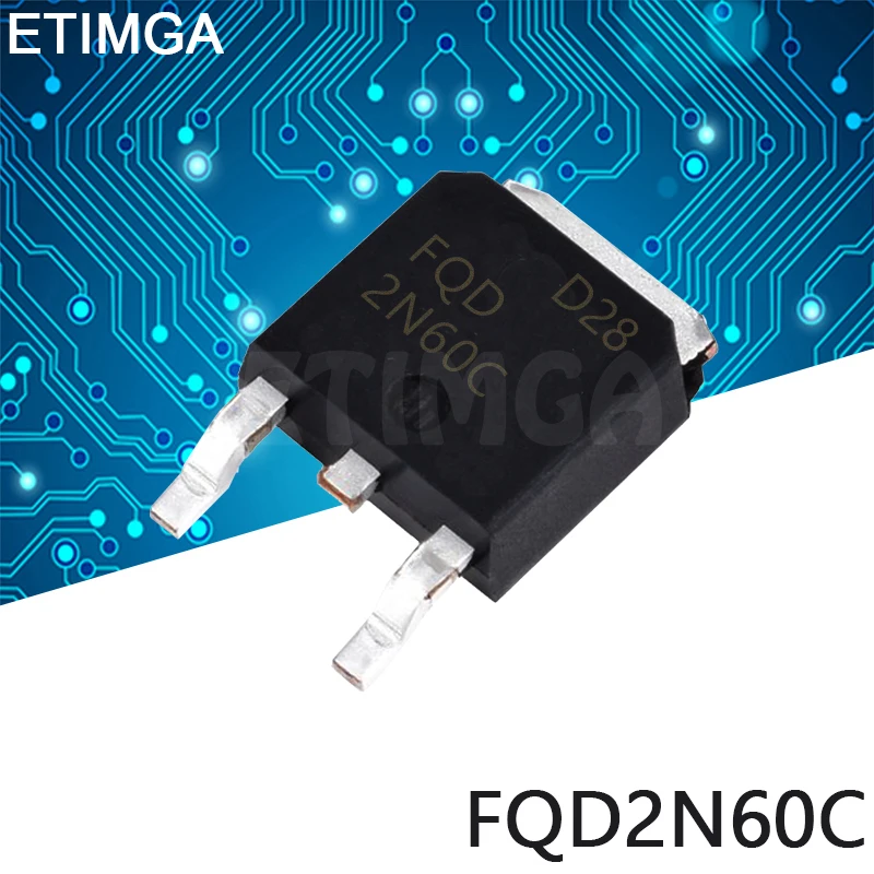 10PCS/LOT FQD1N60C FQD2N60C FQD2N65C FQD4N60C TO-252 Transistor To252 Sot-252 1N60C 2N60C 2N65C 4N60C