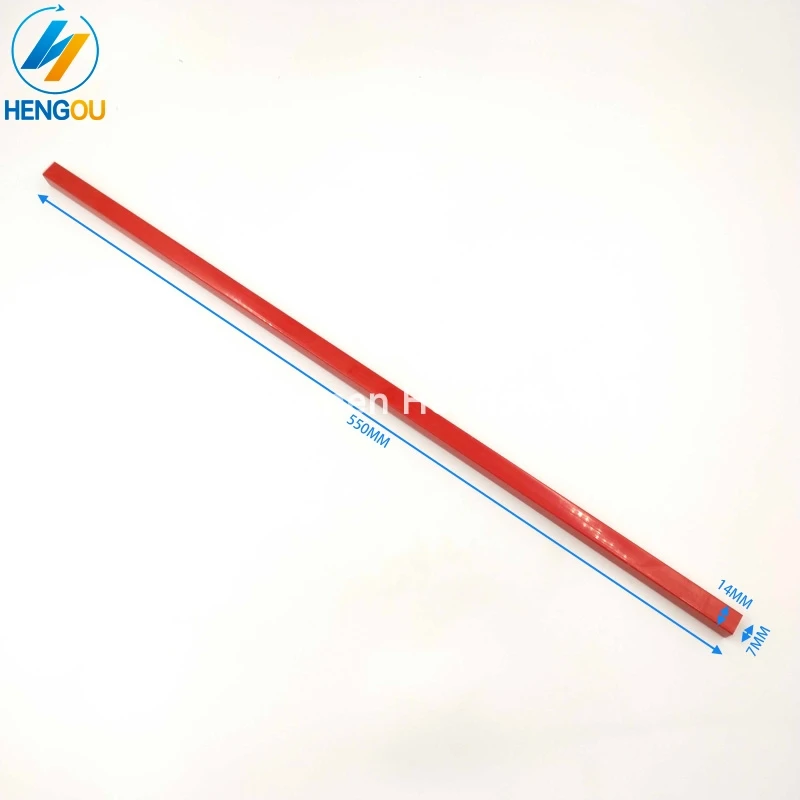 1 Piece High Quality Red Color Polar Cutting Stick for Offset Printing Machine size 14x14x550mm