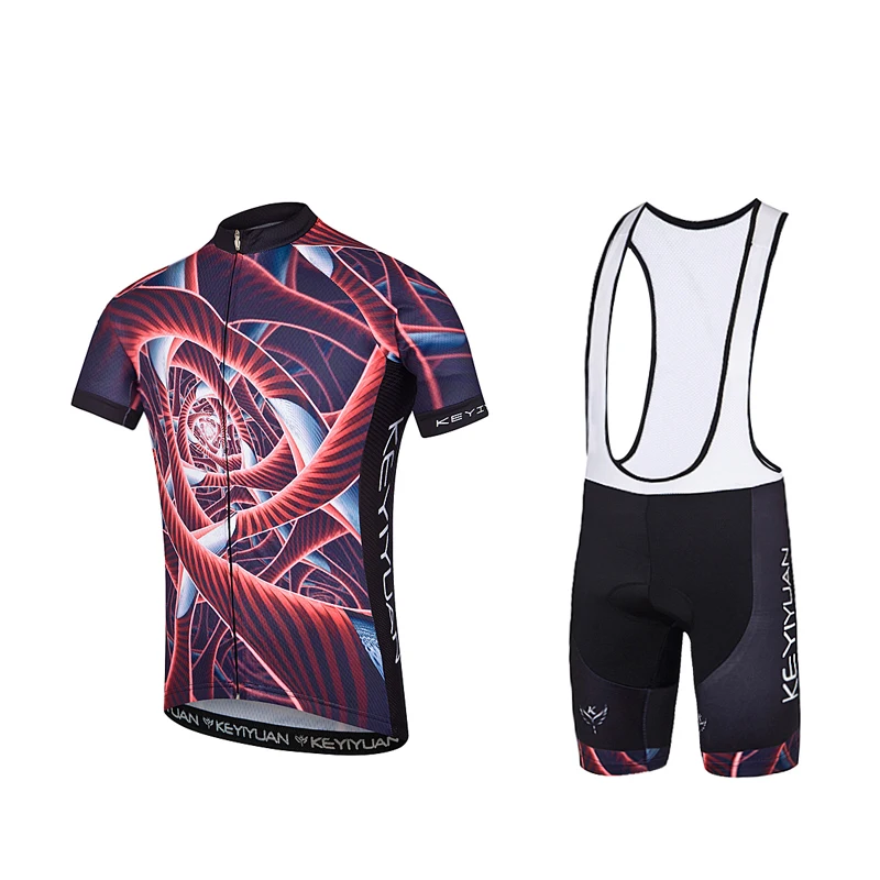 

KEYIYUAN 2023 Summer Short Sleeve Jersey Cycling Suit Men Road Bike Clothing Mtb Clothes Conjunto Ciclismo Tenue Cyclisme Homme