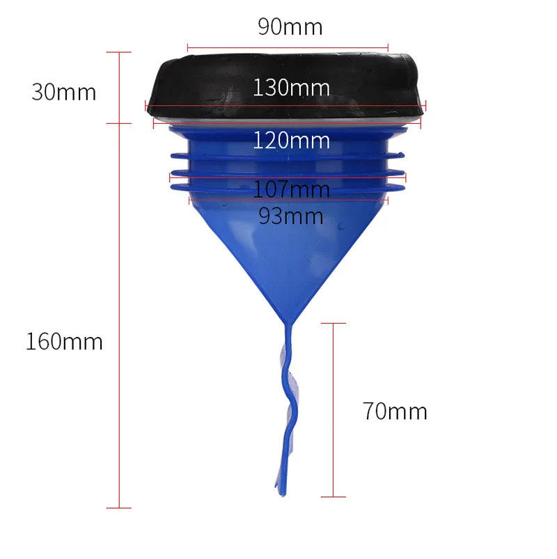 110mm PVC Sewer Lines Deodorization Toilet Sit Toilet Deodorant Seal Ring Silicone Core image 2