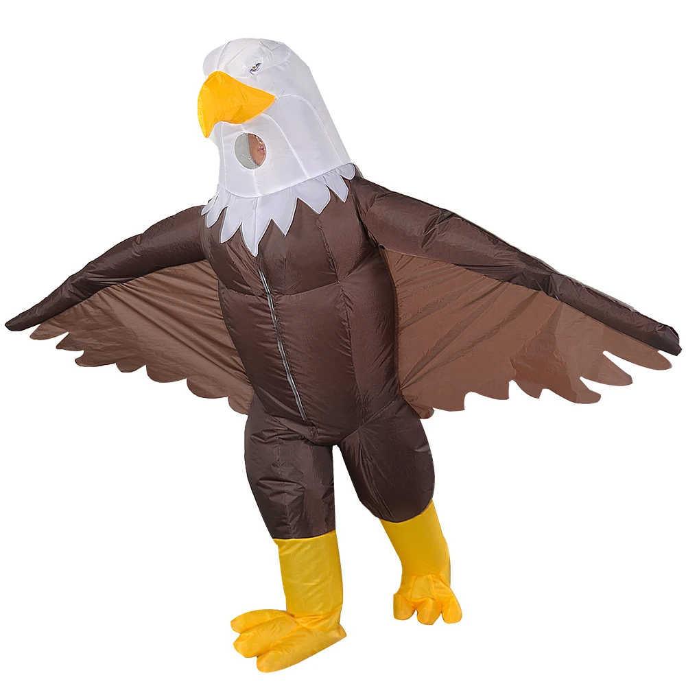 Inflatable ชุดคอสเพลย์ Mascot Eagle Full ชุดเครื่องแต่งกายผู้ใหญ่การ์ตูนชุดสูทชุดแฟนซีสำหรับ Carnival