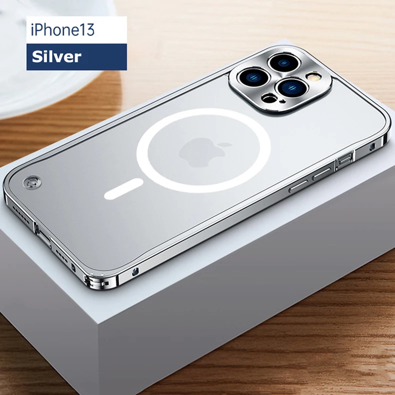 Metall Telefon Fall Für IPhone 12 13 14 15 16 17 Pro Max Abdeckung 16Plus Magnetische Aluminium Rahmen Telefon Shell für IPHON 16 17 Pro Max