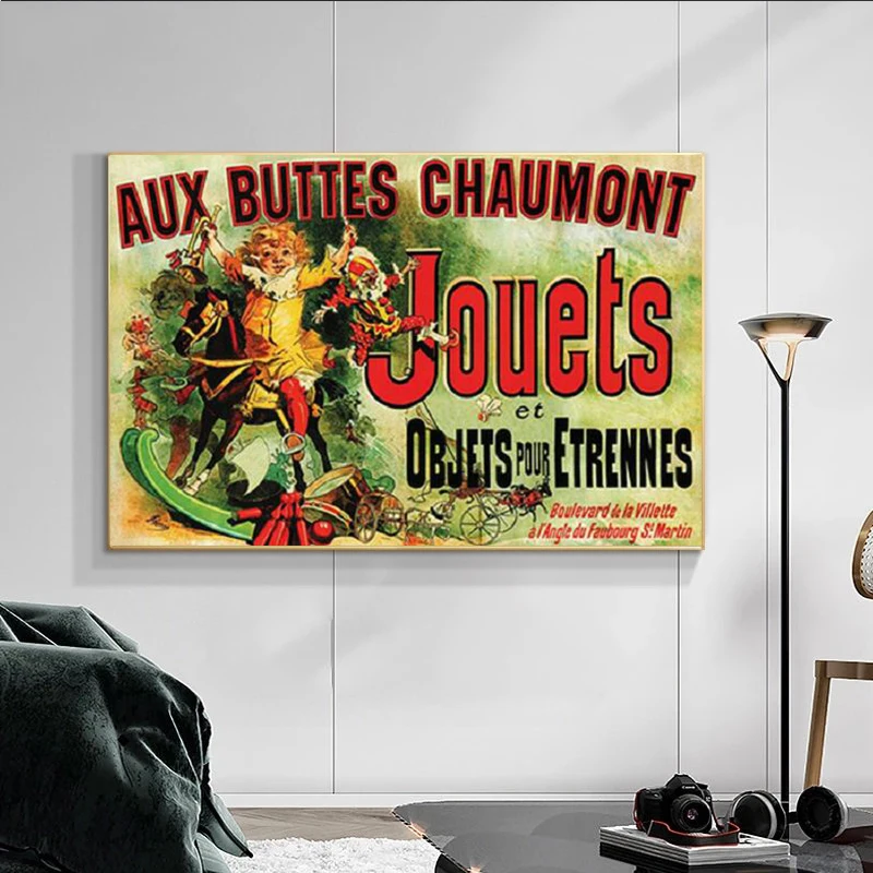 Friends TV Canvas Painting Aux Buttes Chaumont Jouets Posters and Prints Wall Art Picture for Living Room Home Decor Cuadros
