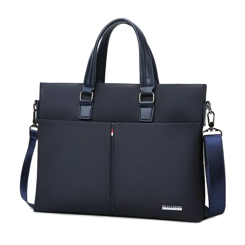 New Men Oxford Single Shoulder Bag 13Inch Laptop Large Capacity Solid Color Male Messenger Business  Briefcases Bag Wholesale