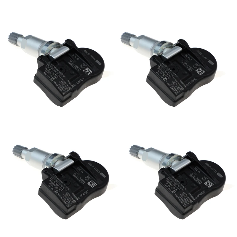 

4PCS TPMS 52933-B1100 Tire Pressure Sensor For Hyundai Santafe Equus Genesis Accent 52933B1100 433MHZ