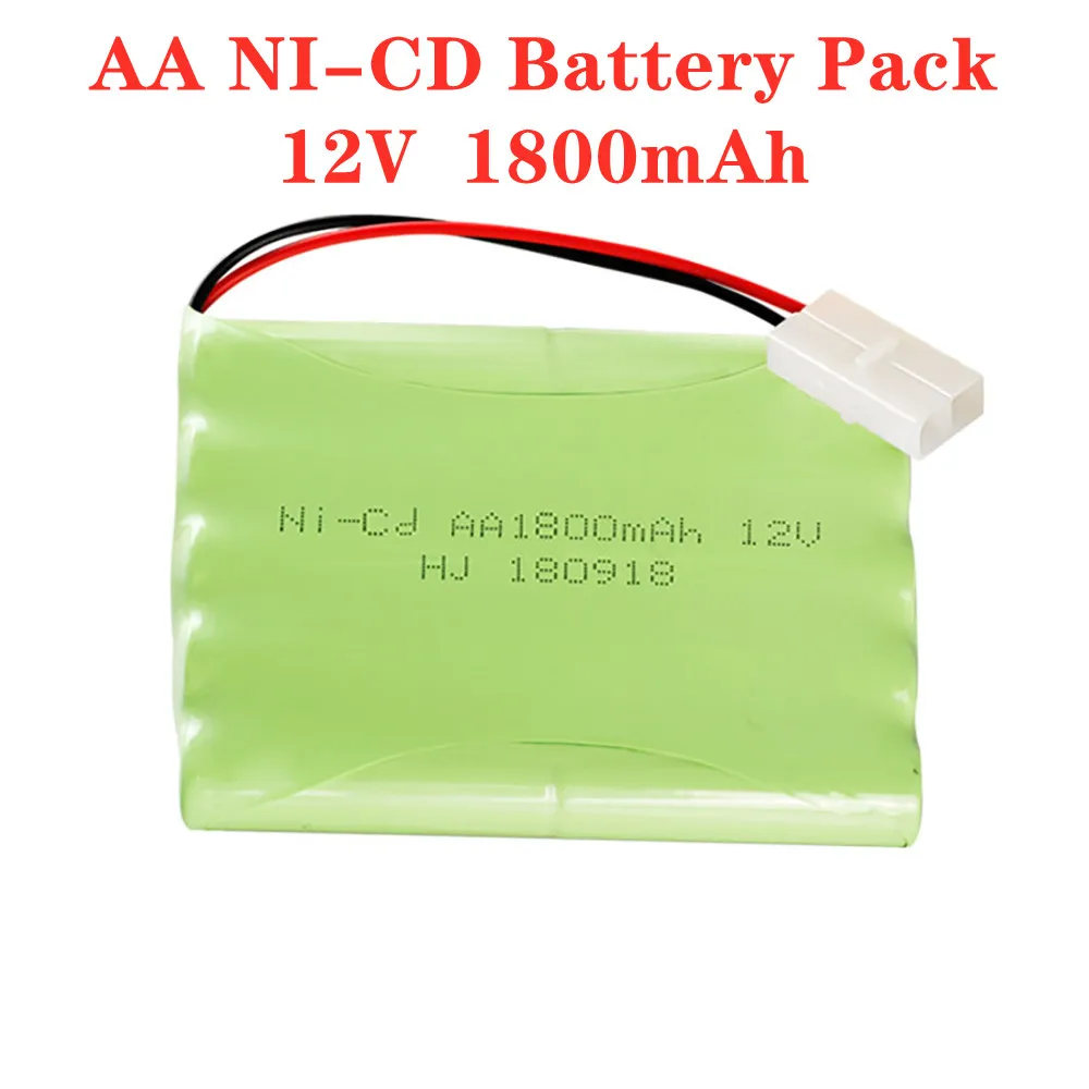 1800Mah Pin 12V Pin Aa 700Mah Ni-Cd Sạc Xe Ô Tô Phụ Kiện Pin Bộ Cho Xe Rc xe Tăng Đoàn Tàu Robot Thuyền Súng Một Phần