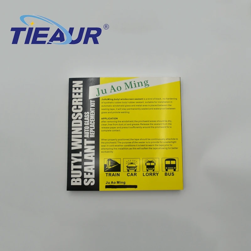 Fitas pretas da colagem da borracha butílica para o farol do carro, vedador do farol, restauração do Retrofit, faróis ausentes, protetor do farol traseiro, 1PC