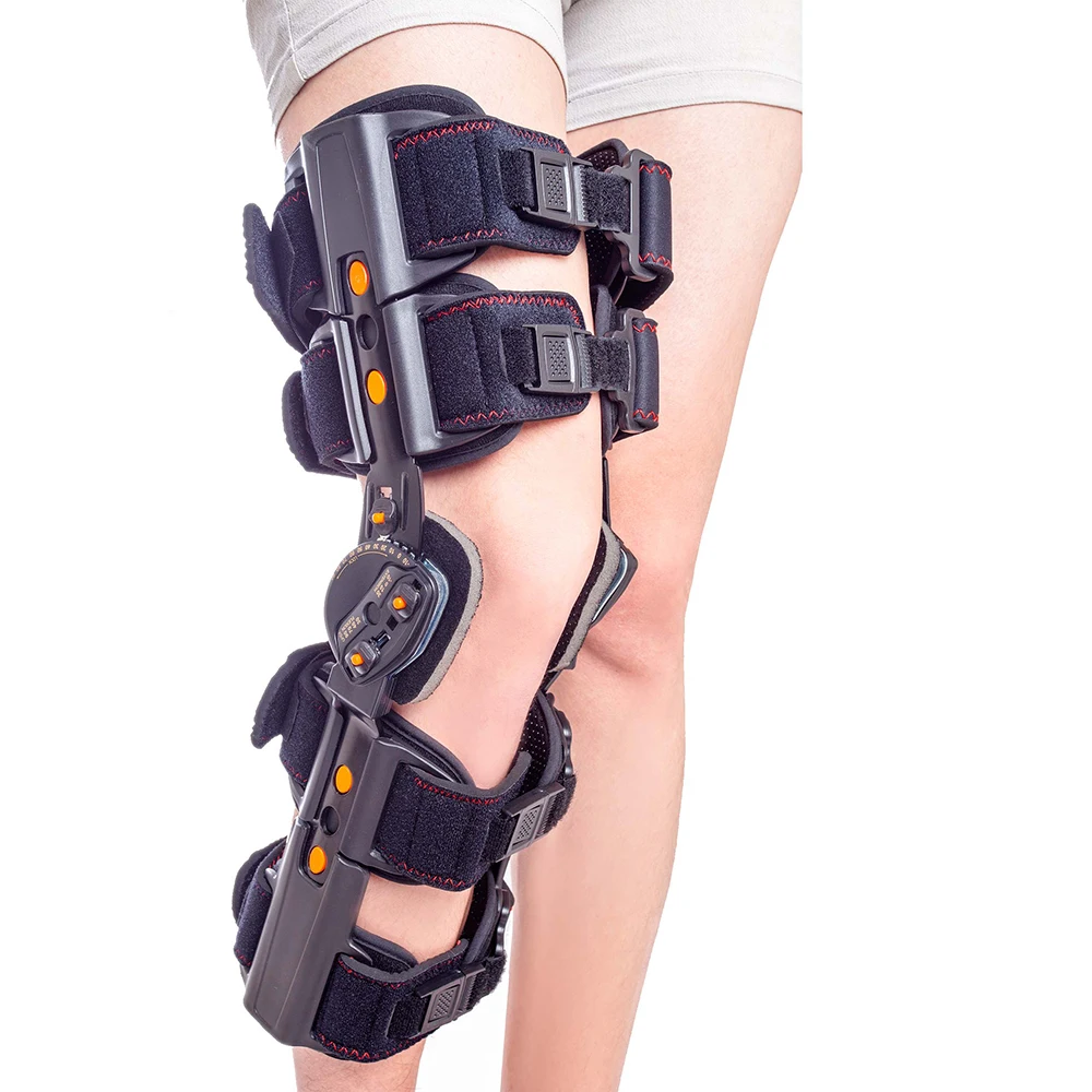 Medical Knee Brace Angle Adjustable Knee Support Brace Orthosis For Patellar Fracture Dislocation