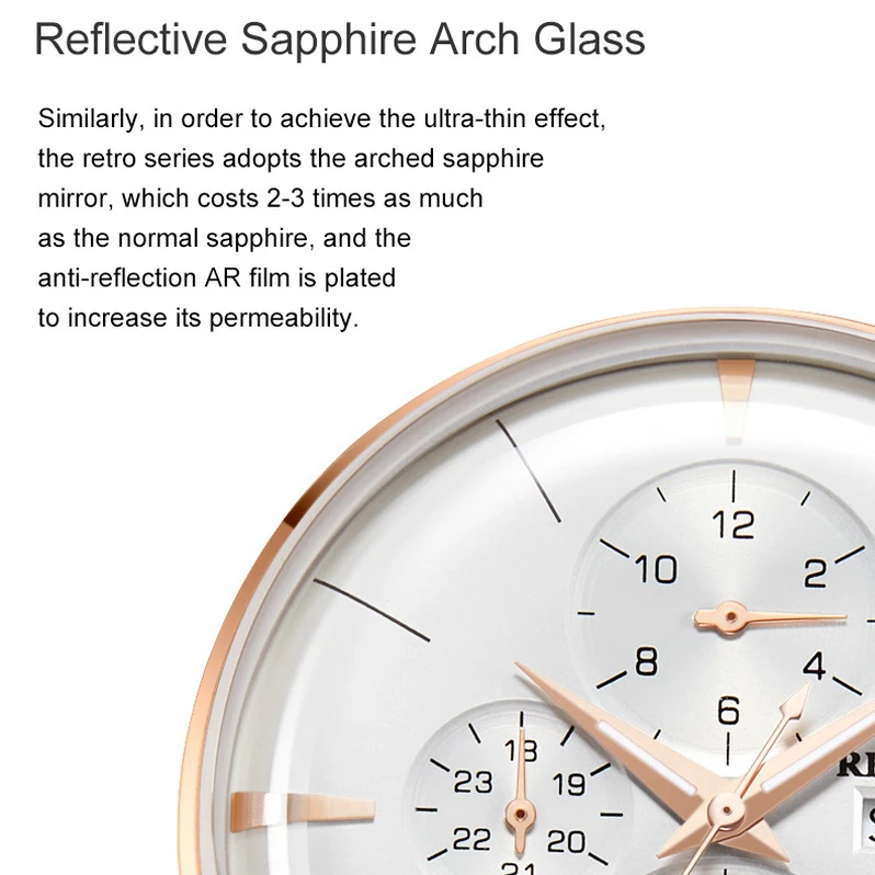 Reef Tiger orologio automatico da uomo, orologi da uomo orologio da polso di lusso da uomo orologio meccanico a carica automatica Svizzera relogio 50 m impermeabile