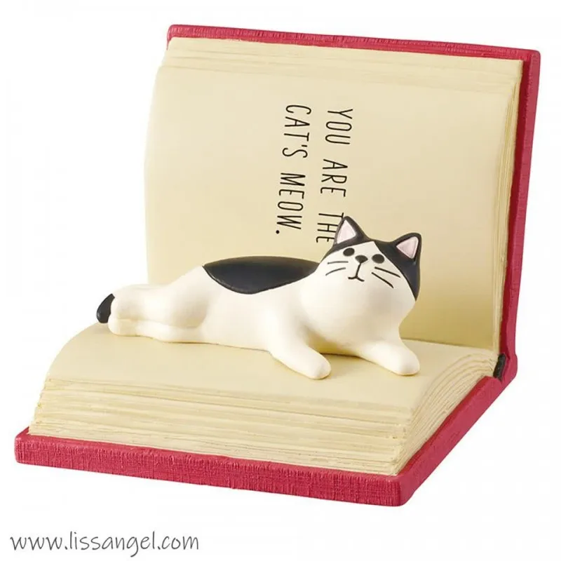 Smartphone Stand - Book with a Kawaii Cat - By Decole (Designed in Japan)