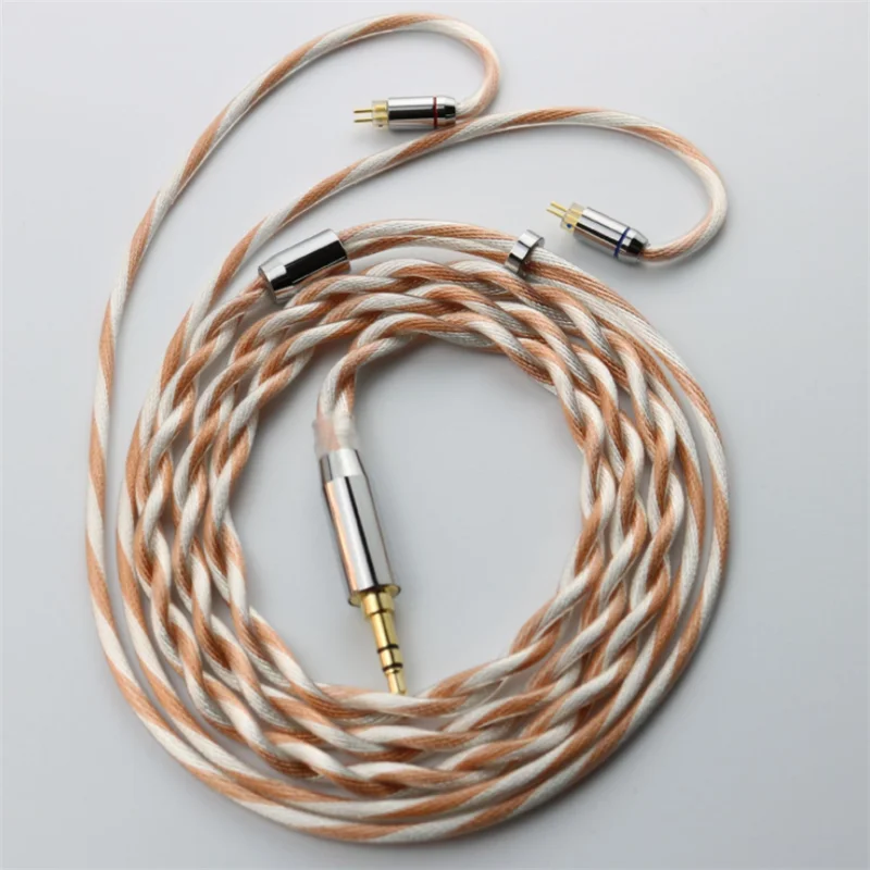 Litz Cord Mạ Bạc OCC Cáp Nâng Cấp Mmcx 0.78Mm