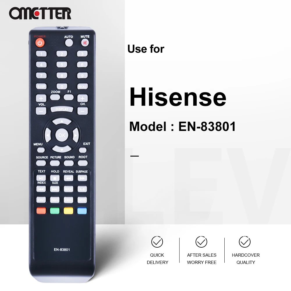EN-83801 EN83801สำหรับ Hisense Smart TV รีโมทคอนโทรล