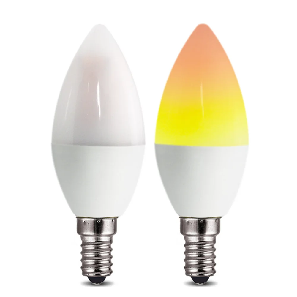 Ampoules LED à Effet de Flamme Simulée, Accessoires Électroniques pour la Maison, Lampe, 9W, E14, B22, 85-265V