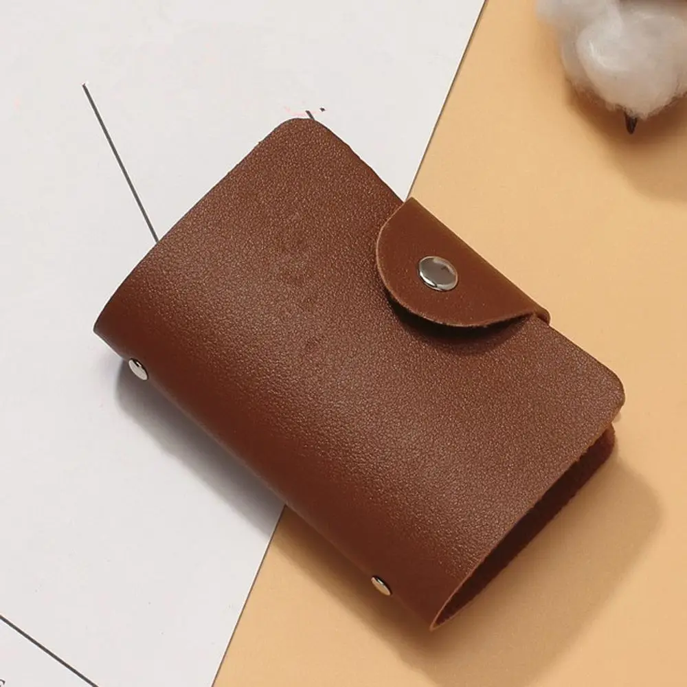 

Credit Multi-card bit Bank Card Case Passport Wallet Mini Pouch PU Leather Card Bag Business Card Holder 24 Bits Card Case