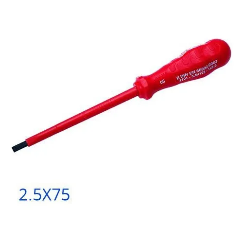 İzeltaş Süngüsü İzol. Flat Screwdriver 2.5 X75