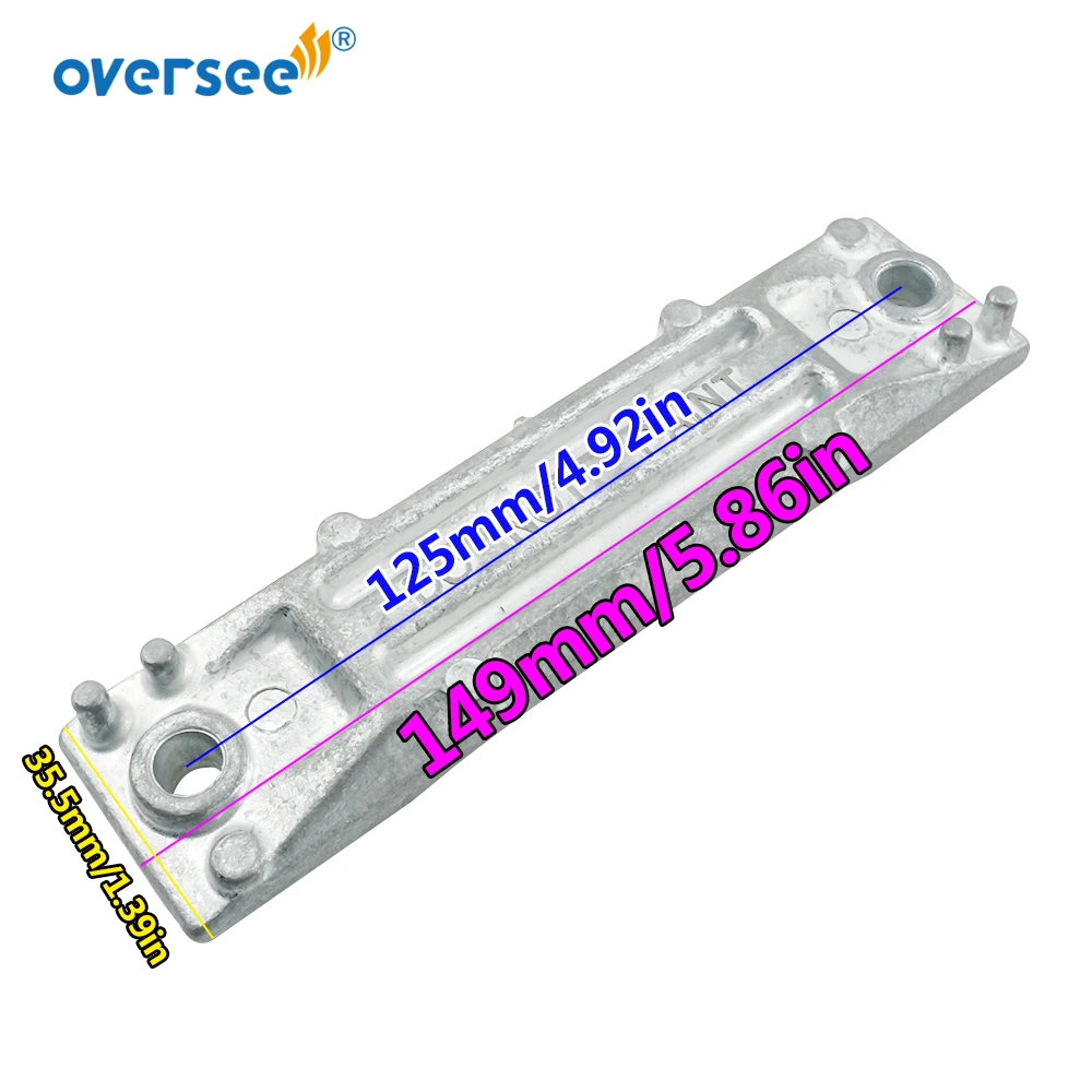 06411-ZV5 Anode For Honda Outboard Motor 4 Stroke 35HP 40HP 45HP 50HP Zinc Anode Bar 06411-ZV5-000;06411ZV5000