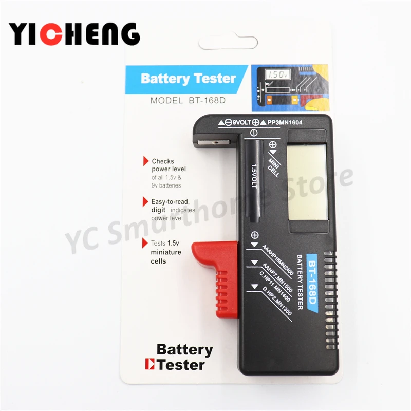 BT-168D Battery Tester Digital Battery Tester  Battery capacity tester BT168D