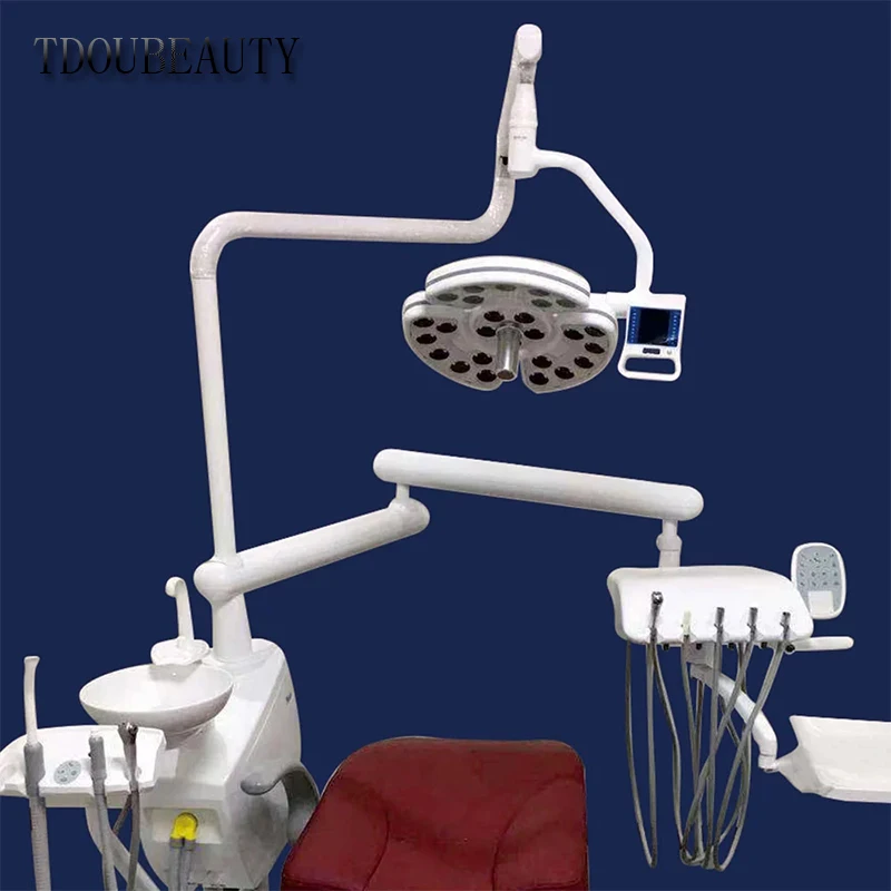 TDOUBEAUTY stomatologiczna lampa bezcieniowa dotykowa lampa ledowa medyczna bezcieniowa lampa LED z 26 diodami LED na fotel dentystyczny (głowica