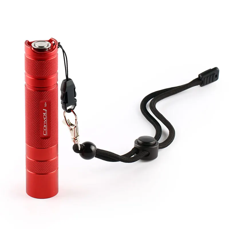 Red Flashlight Convoy S2+ with SST20 Led Inside 18650 Linterna Flash Torch Light Camping Fishing Tactical Lighting Work Lamp