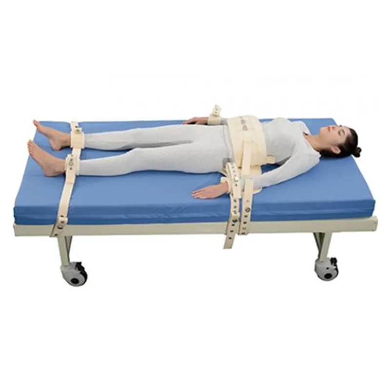 Hands Feet And Waist Lying Bed Magnetic Lock Restraint Belt Sets For Psychiatric Agitation Mania