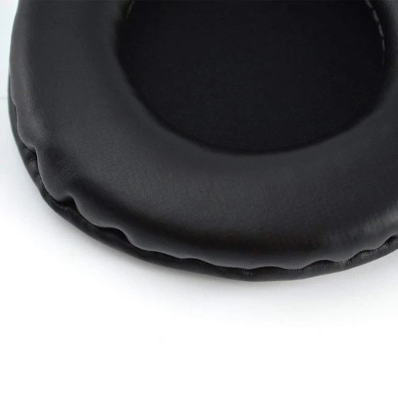 1 زوج وسادات الأذن للتقنيات RP DH1200 DH1210 سماعات استبدال بطانة للأذن عالية الجودة لينة يصل الجلود رغوة الذاكرة الأسود
