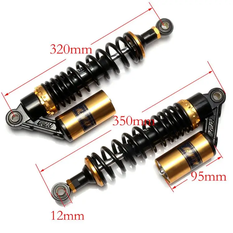 

7mm spring 320mm motorcycle Rear shock absorber For Honda CB400 SF CB400 VTEC Yamaha XS400 Kawasaki Suzuki black