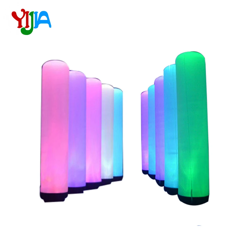 

Attractive Customized Advertising Led Light Inflatable Pillar / Inflatable Column For Decoration