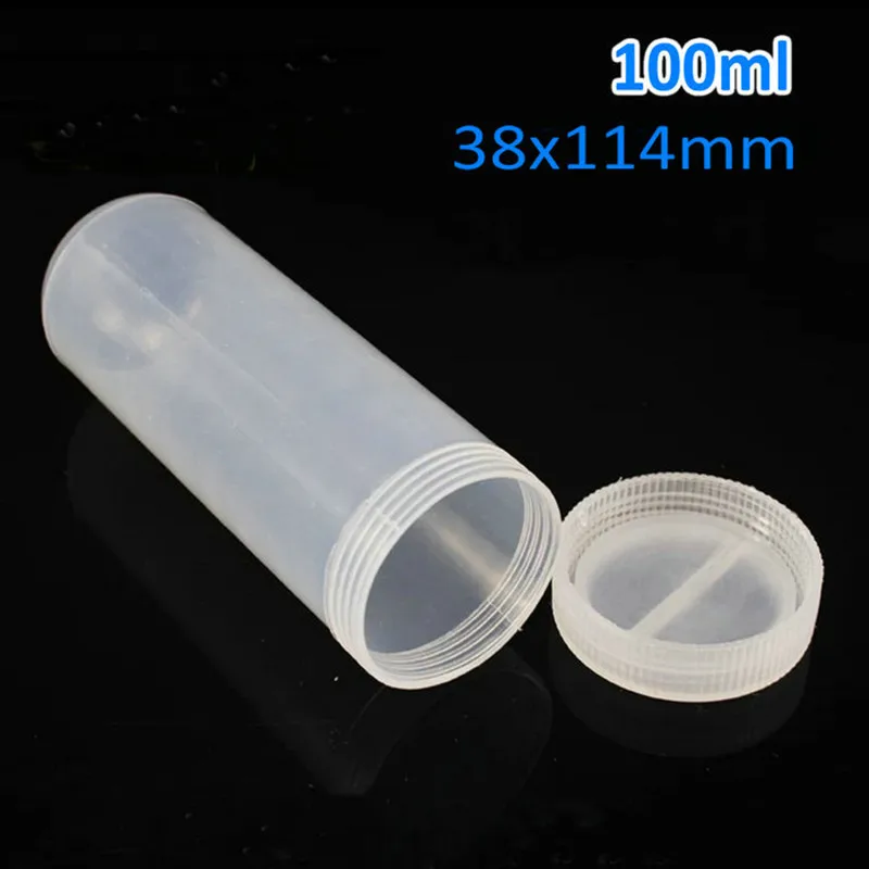 10Pcs/Pack 100ml Plastic Empty Centrifuge Tubes With Screw Cap