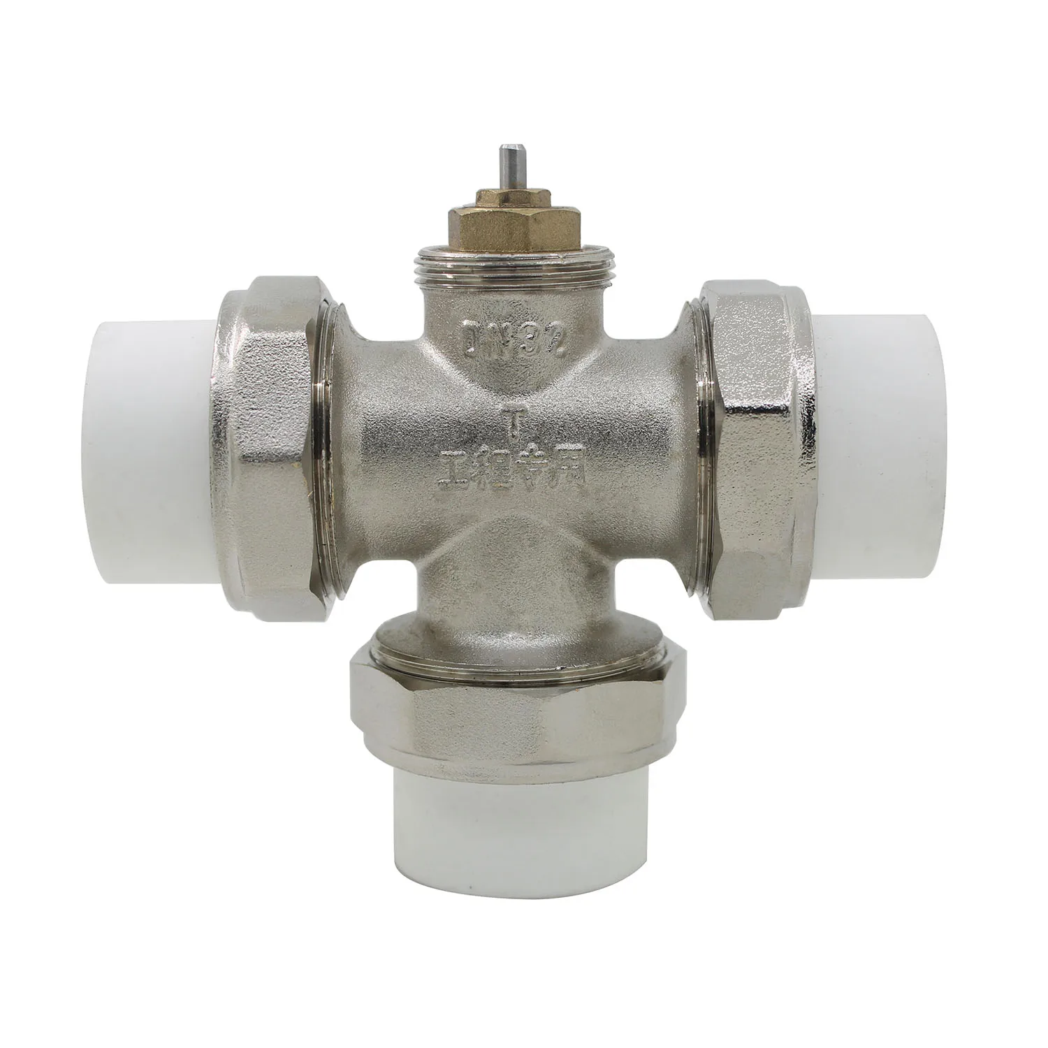 Thermostatic radiator valv control valve Brass temperature control valve Three-way valve ppr DN20 DN25 DN32