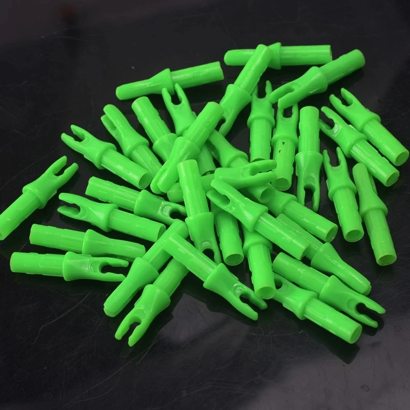 

50pcs Archery ID 6.2 mm Arrow Nocks Internal For Carbon Fiberglass Arrow Shaft ID 6.2mm Hunting DIY Archery Accessory