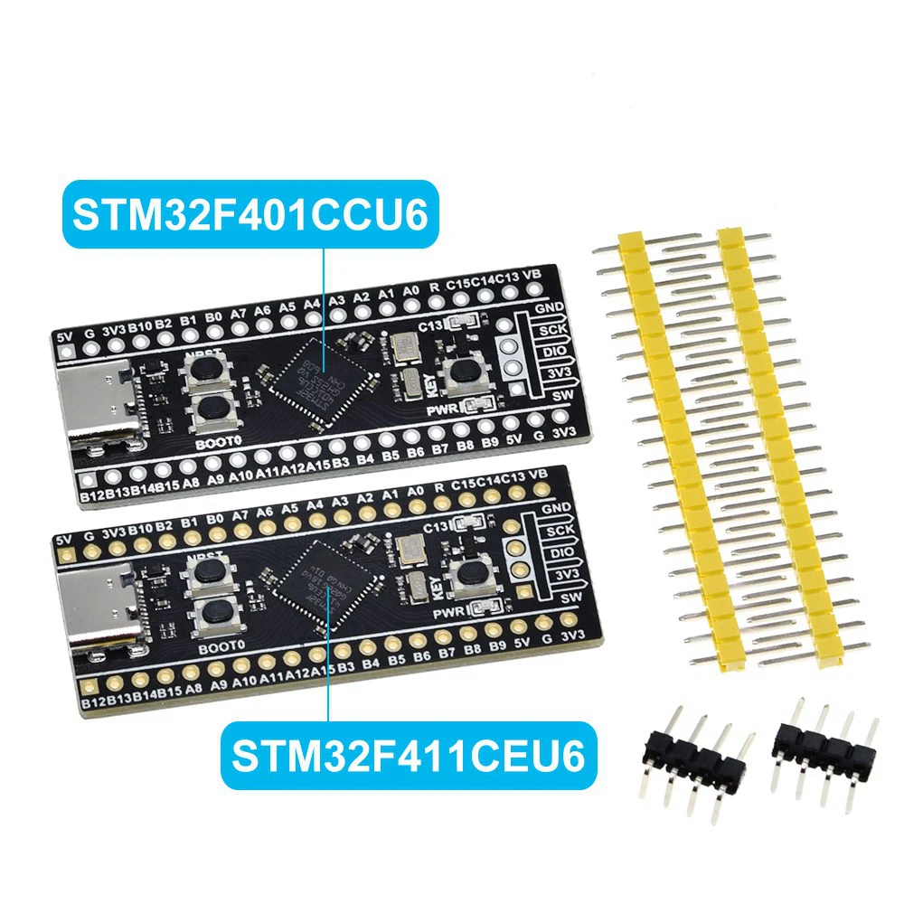 STM32F401 Entwicklungsboard STM32F401CCU6 STM32F411CEU6 STM32F4 Lernboard für Arduino + ST-LINK V2 Download Programmierer – Detail 7