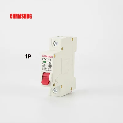 Chrmshdg DZ47-63 2p 6a 10a 16a 20a 25a 32a 40a 50a 63a mini interruptor de corte interruptor de ar doméstico em miniatura
